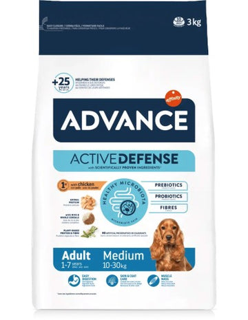 Affinity Advance Canine Adult Medium Pollo Arroz Pienso 3000g