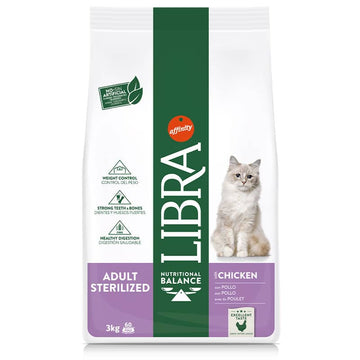 Affinity Libra Feline Adult Sterilized Pollo Pienso 3Kg