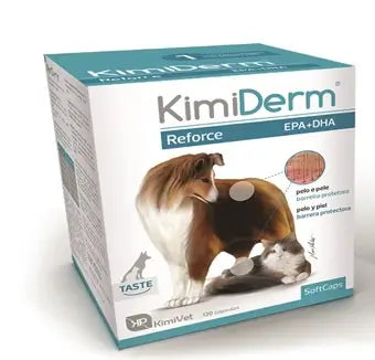 KimiVet KimiDerm Reforce Suplemento Cápsulas 600 ud