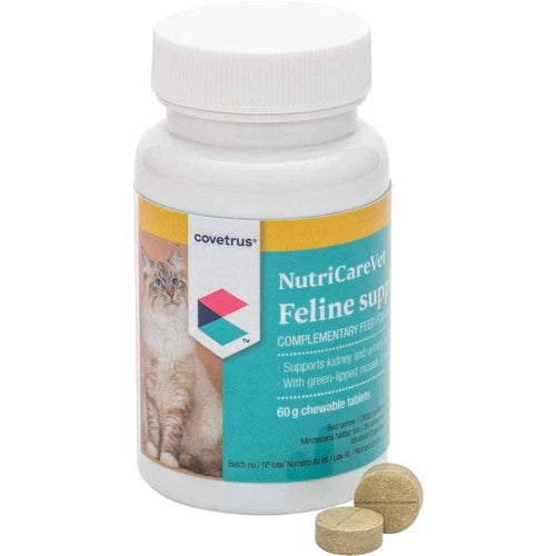 Covetrus NutricareVet Suplemento Urinario Felino Tabletas Masticables 80 ud