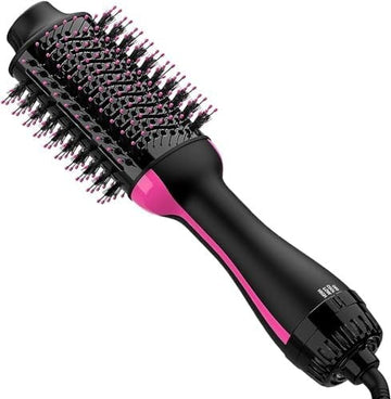 Revlon One-Step Volumisser Cepillo Redondo Giratorio Negro 1 ud