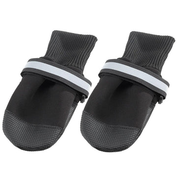 Ferplast Calzado Protector para Perro Negro 2 pares