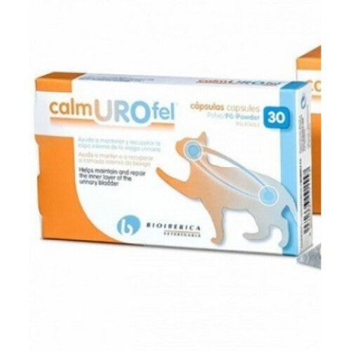 Bioiberica Calmurofel Suplemento Alimenticio para Gatos 30 cápsulas