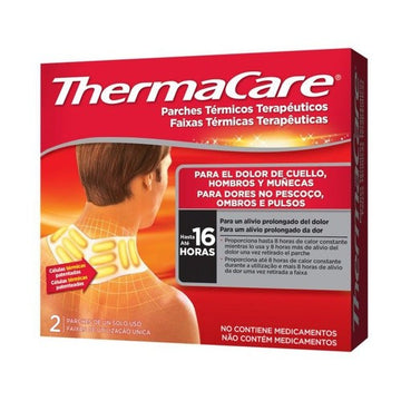 THERMACARE Parches Térmicos para Cuello, Hombros y Muñecas 2uds