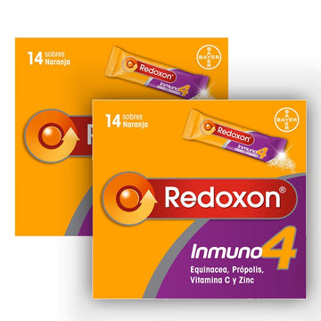 REDOXON Inmuno 4 Duplo Vitaminas Defensas Naturales 2x14 Sobres