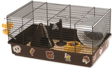 Ferplast Criceti 9 Pirates Jaula para Hámsters Negra 1.25kg