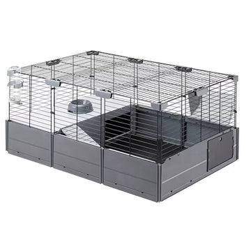 Ferplast Multipla Jaula para Conejos y Cobayas Negra 1204g