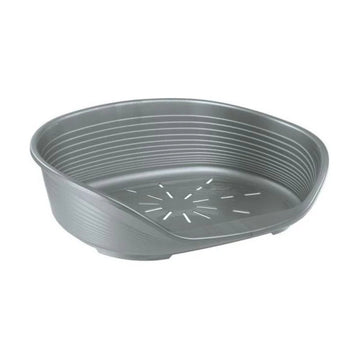 Ferplast Siesta Deluxe Cama Plástica Gris Oscuro 1 ud
