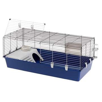 Ferplast Rabbit 120 Jaula Blanco y Granate 7.2kg