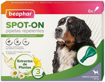 Beaphar Pipetas Repulsivas Antiparasitarias Grandes 6 ud