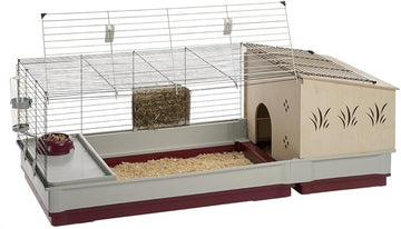 Ferplast Grey Frame M92 Jaula para Mascotas Burdeos 13.15kg
