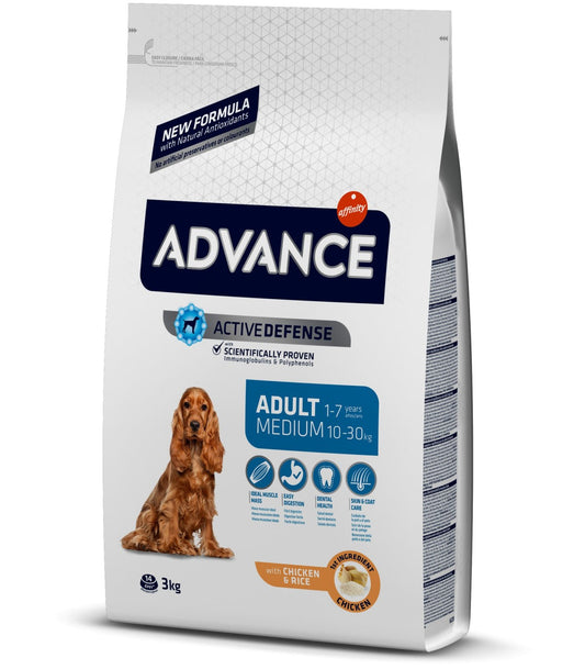 Affinity Advance Canine Adult Medium Pollo Arroz Alimento Seco 14kg
