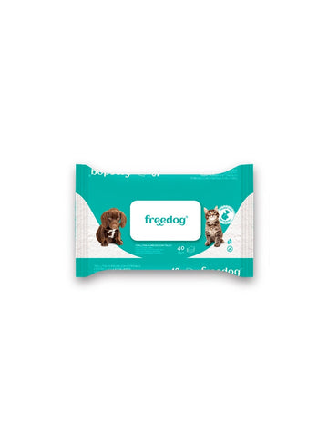 Freedog Toallitas Húmedas Talco 40 ud