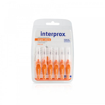 INTERPROX Cepillo Interproximal Recto Super Micro 0.9 x6uds