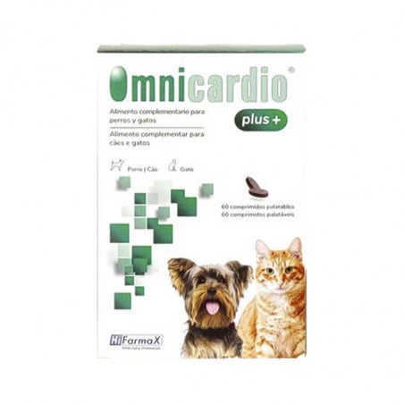 Hifarmax Omnicardio Plus Suplemento para Perros y Gatos 60 comprimidos