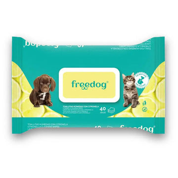 Freedog Toallitas Húmedas Citronela 40 ud