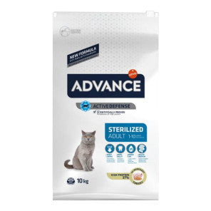 Affinity Advance Gato Adulto Esterilizado Pavo Seco 10kg