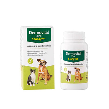 Stangest Dermovital Zinc Suplemento Nutricional para Mascotas 60 comprimidos