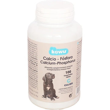 Calier Kawu Calcio Fósforo Suplemento Nutrimental para Perros 100 comprimidos