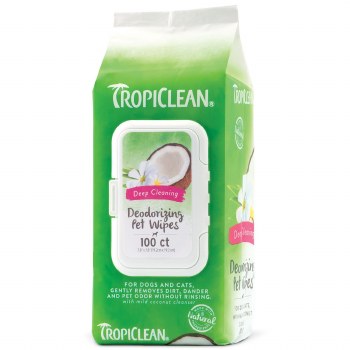 Tropiclean Toallitas Limpieza Profunda Frutos Rojos 100 ud