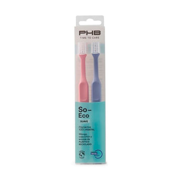 PHB Cepillo Dental Suave Time To Care So Eco 2 unidades