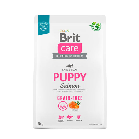 Brit Care Puppy Grain Free Salmon Piensos Secos 3kg