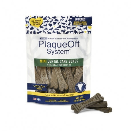 Swedencare PlaqueOff Dental Bones Mini Veggie 340g