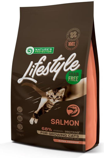 Nature's Protection Lifestyle Salmón Gatitos Seco 1,5Kg