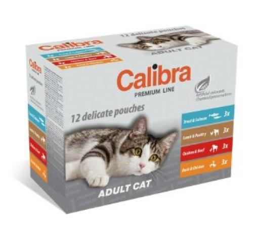 Calibra Cat Adult Pouch Multipak 12x100g