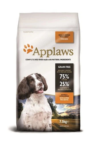 Applaws Dog Dry Adult Small and Medium Breeds Chicken 7.5kg