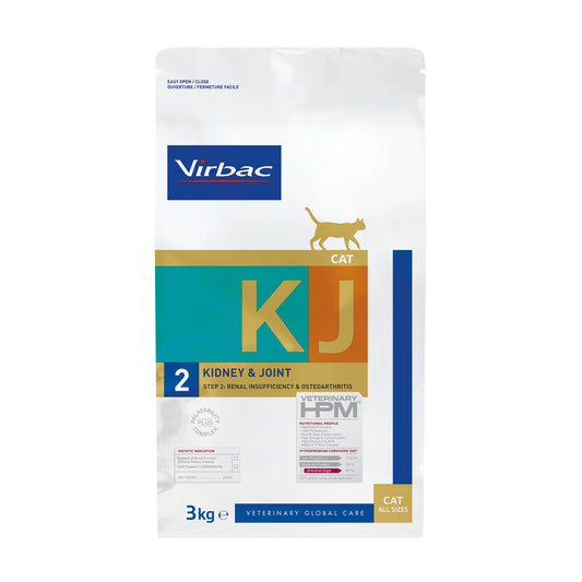 Virbac HPM Feline Kidney & Joint KJ2 Alimento Seco 1,5 kg