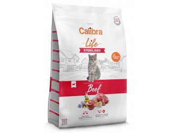 Calibra Cat Life Sterilised Beef Dry Food 6kg
