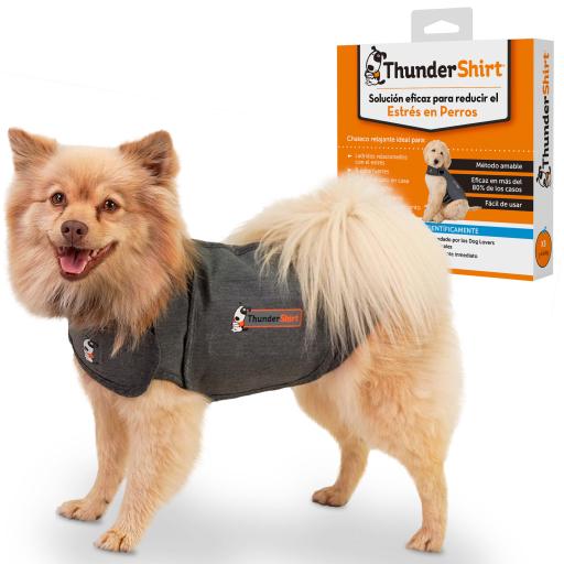 ThunderShirt Chaleco Anticoncierto para Perros gris S 1 ud