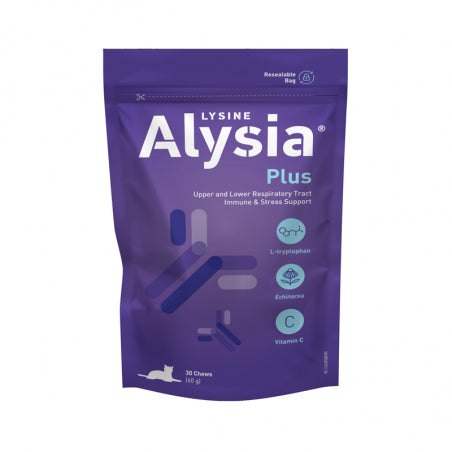 Vetnova Alysia Plus Suplemento Masticable para Gatos 30 chews