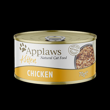 Applaws Lata Kitten Pechuga de Pollo Comida Húmeda 70g