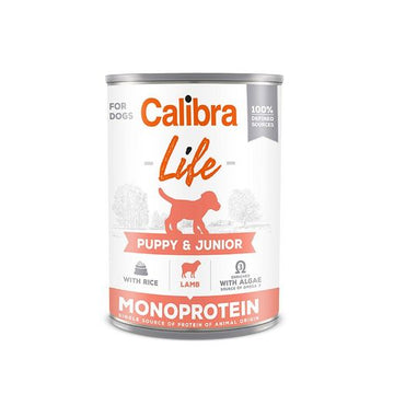Calibra Dog Life Lata Puppy&Junior Cordero y Arroz 400g 6 ud