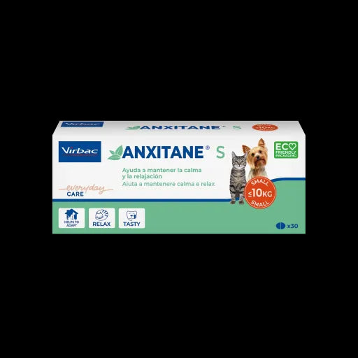 Virbac Anxitane S Suplemento Nutricional Antipánico 30 comprimidos