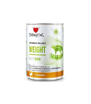 Disugual Diet Dog Weight Comida Húmeda Pavo 400g