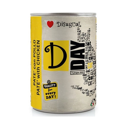 Disugual D-Day Cat Chicken Wet Food Can 400g