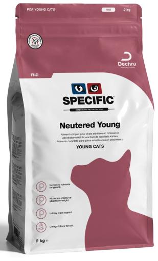 Specific Feline FND Neutered Young Torrfoder 2Kg