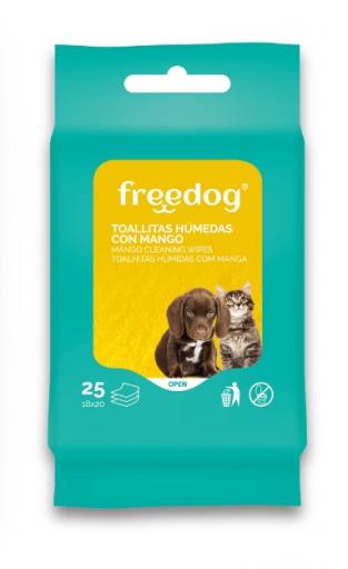 Freedog Toallitas Higiénicas Aroma Mango 25 ud