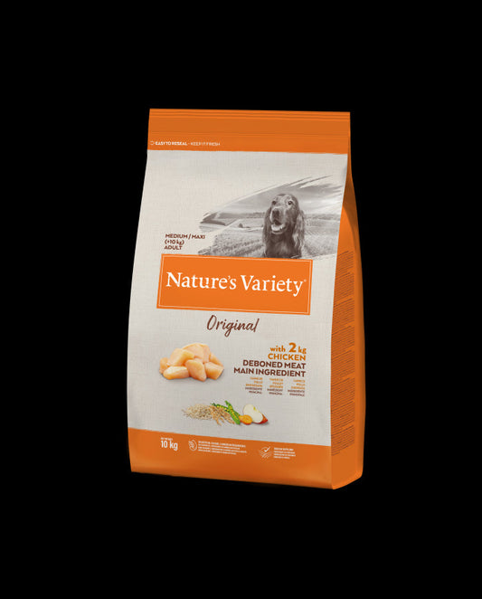 Nature's Variety Hg Adult Med/Max Pollo Croquetas 10kg
