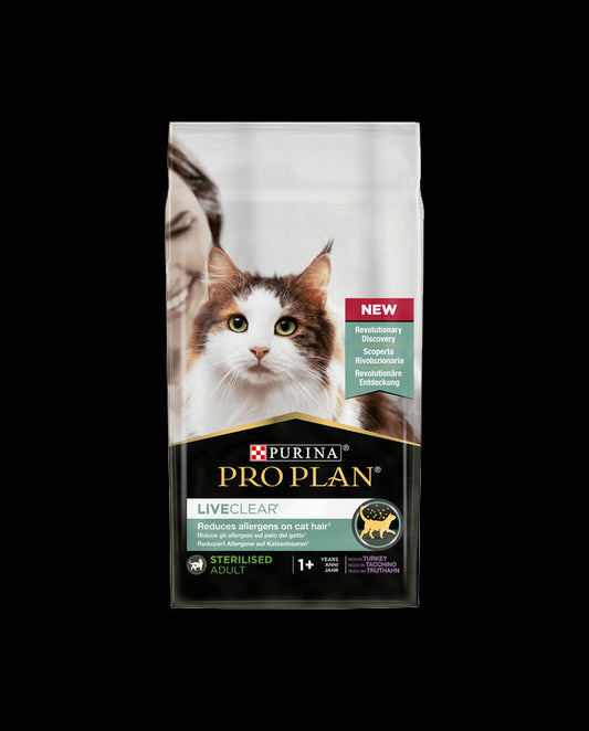 Purina PRO PLAN LiveClear Sterilized Turkey 1.4Kg