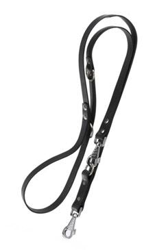 Ferplast Correa Cuero Natural 15mm 120cm Negro