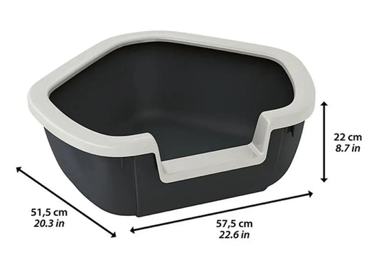 Ferplast Toilette Gatos Dama Bandeja de Arena 1 ud