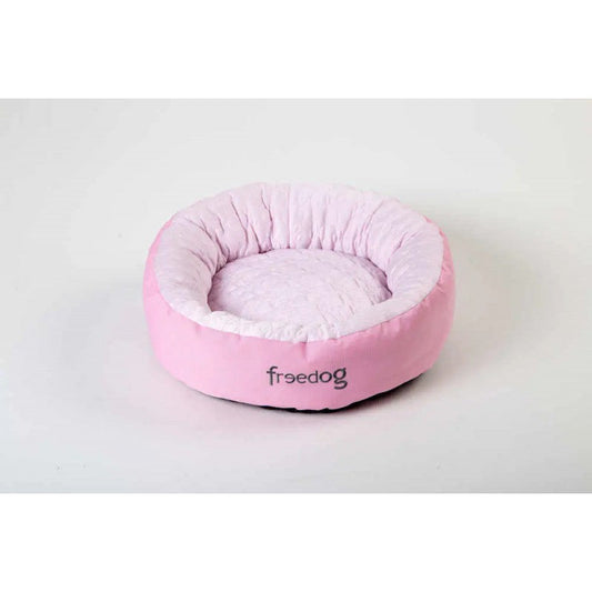Freedog Icing Donut Bed Pet Bed Pink 50cm