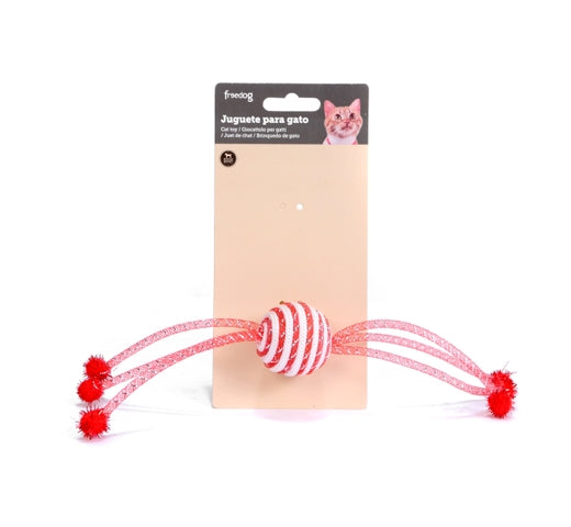 Freedog Pelopatas Juguete Interactivo para Gatos Rojo 20x4cm