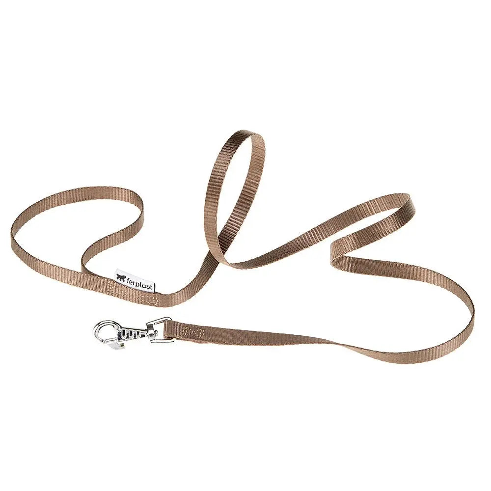 Ferplast Correa Nylon Club G10 Marrón 120cm