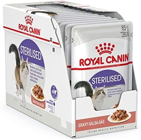 Royal Feline Adult Sterilized Salsa Pouch Box 12x85g