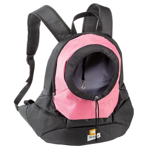 Ferplast Kangoo Small Mochila para Mascotas Rosa 450g